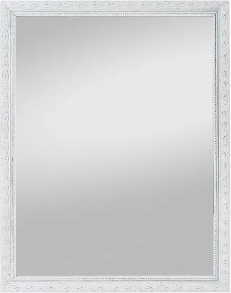 Klassieke spiegel goud, zilver of wit 55 x 70 cm, Wit