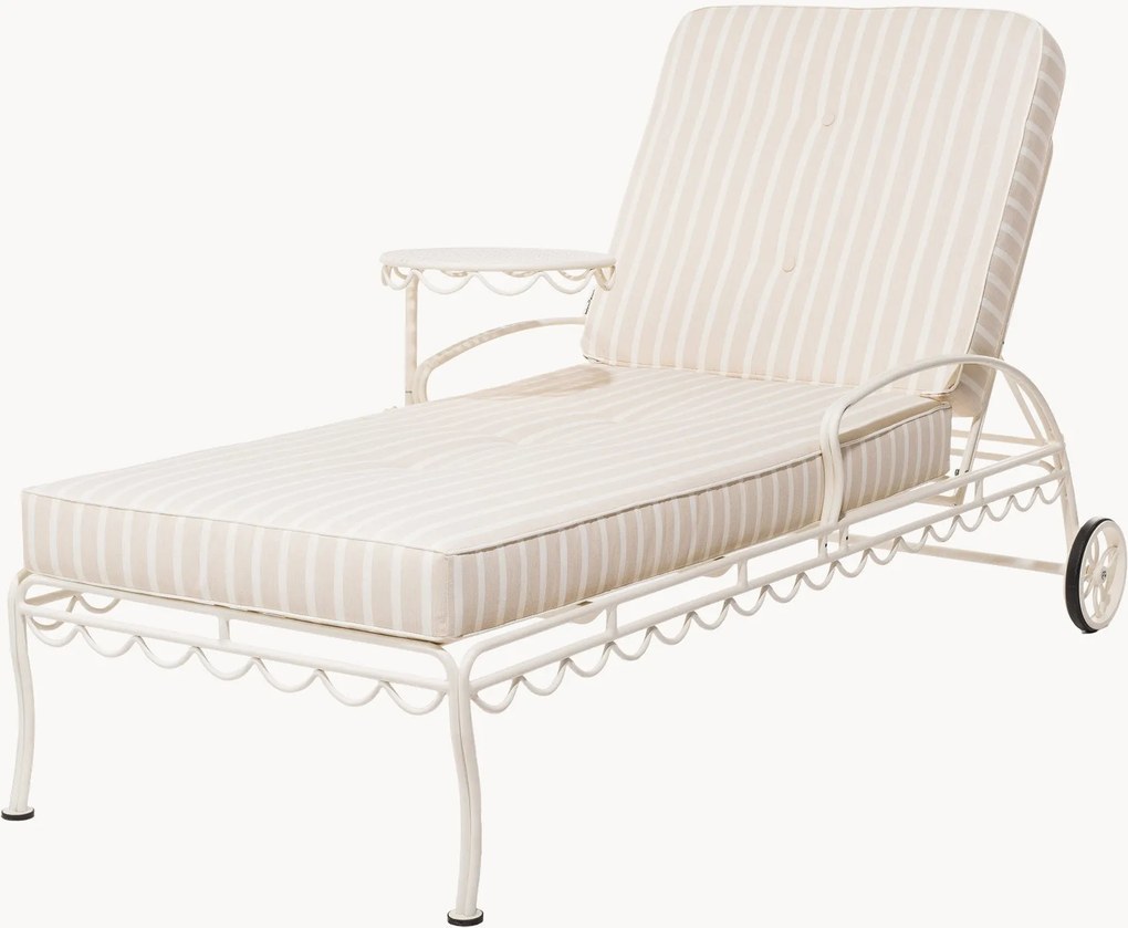 Loungefauteuil zitkussen Slip met strepen