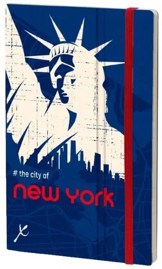 Stifflexible Notitieboek New York City 21 X 13 Cm Karton/Papier
