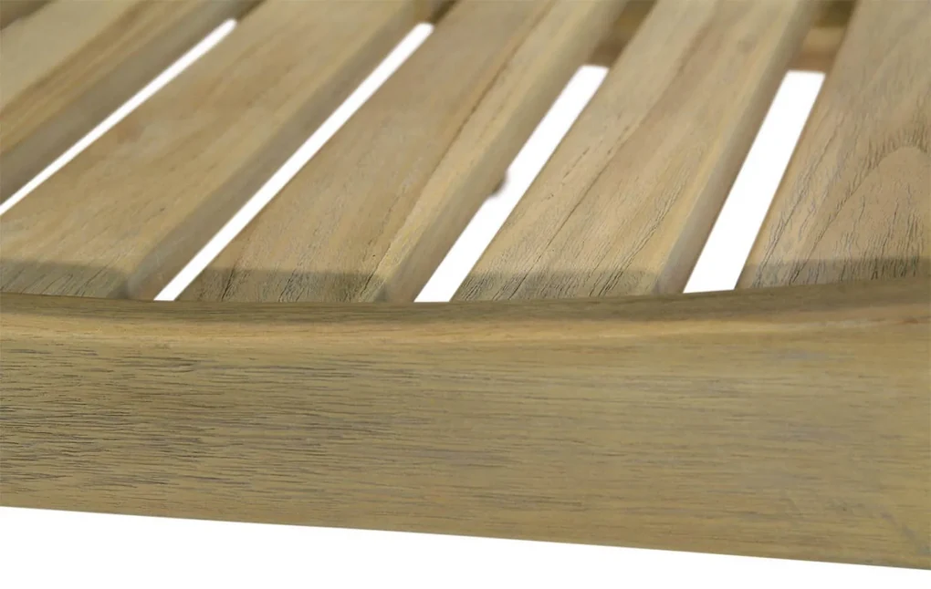 Garden Collections Preston Tuinbank Incl. Forest Green Kussen Teak Old Teak Greywash