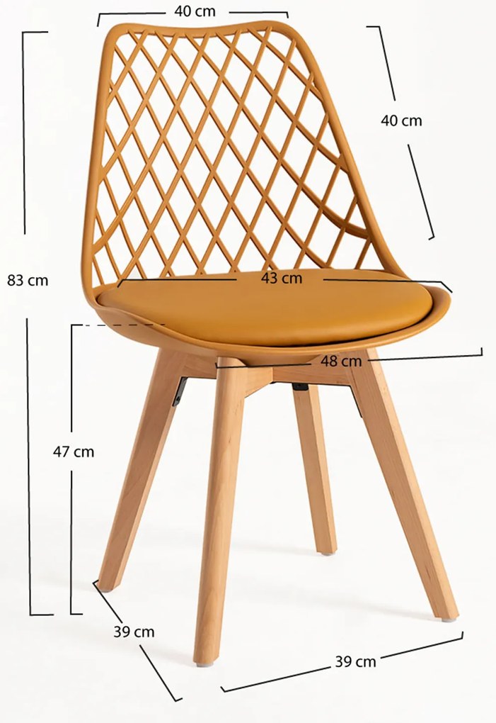 Pak 4 Mima Stoelen