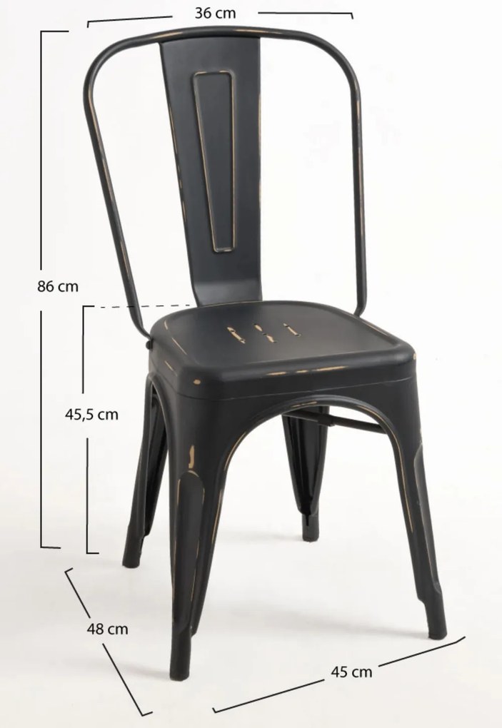 Pak 4 Torix Vintage Stoelen