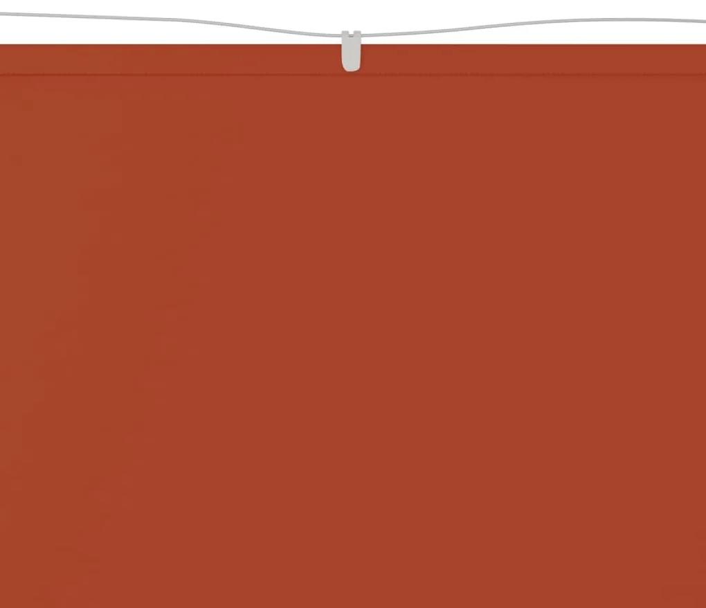vidaXL Luifel verticaal 180x600 cm oxford stof terracottakleurig