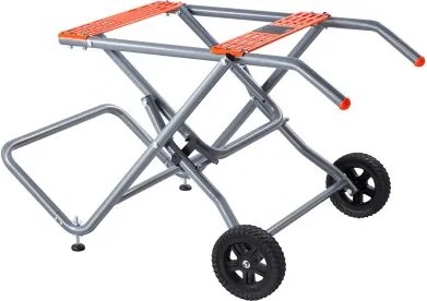 VEVOR tafelzaagstandaard, draagvermogen 158 kg, opvouwbare basis met 8 inch rubberen wielen, eenvoudig op te bergen, universeel voor de meeste merken tafelzagen, 1100 x 760 x 620 mm