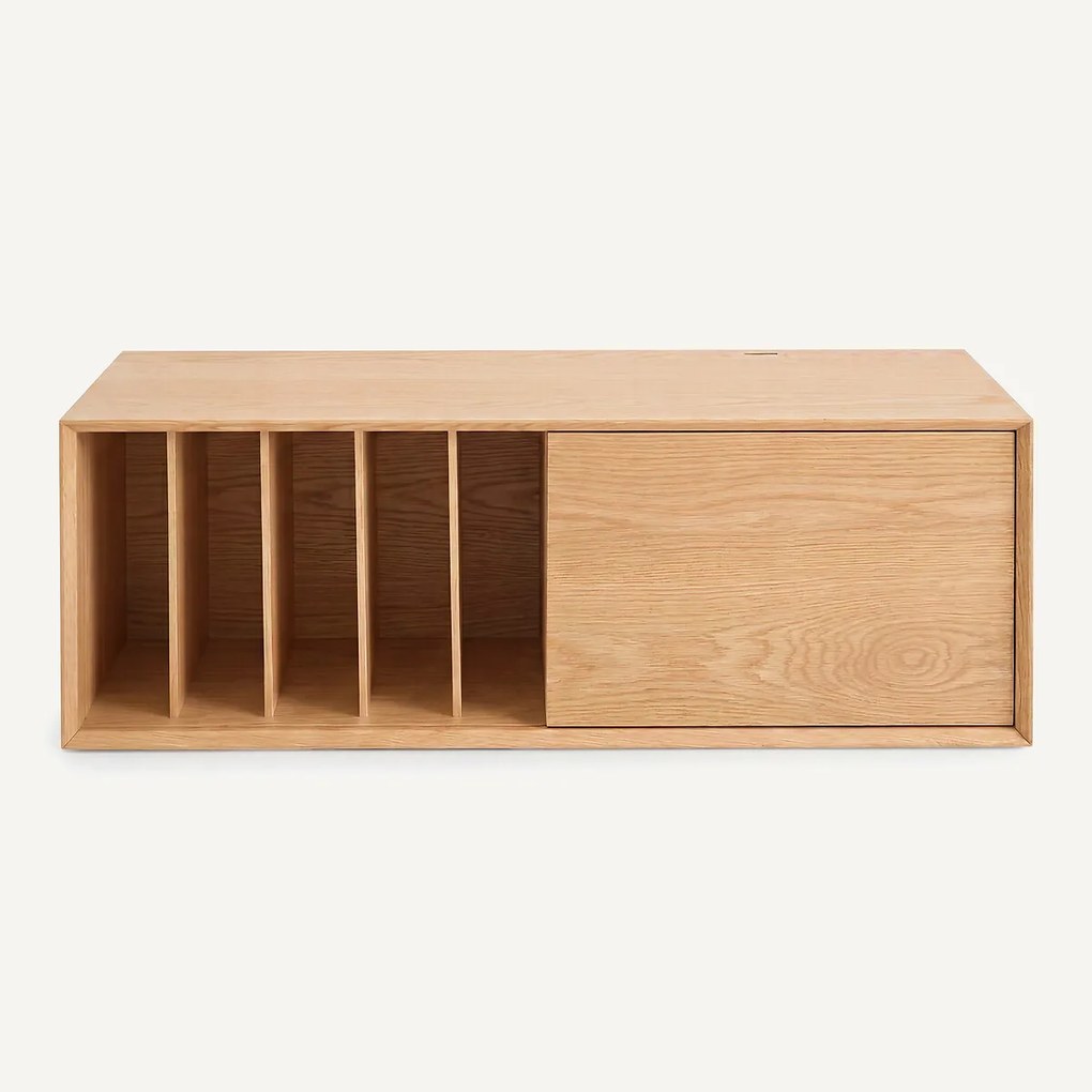 Kast voor vynylplaten B110 x D42 cm, Archivita XL