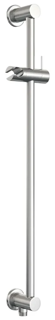 Brauer Brushed Carving thermostatische inbouw regendouche met staafhanddouche, gebogen muurarm, glijstang en hoofddouche 20cm set 63 RVS geborsteld PVD