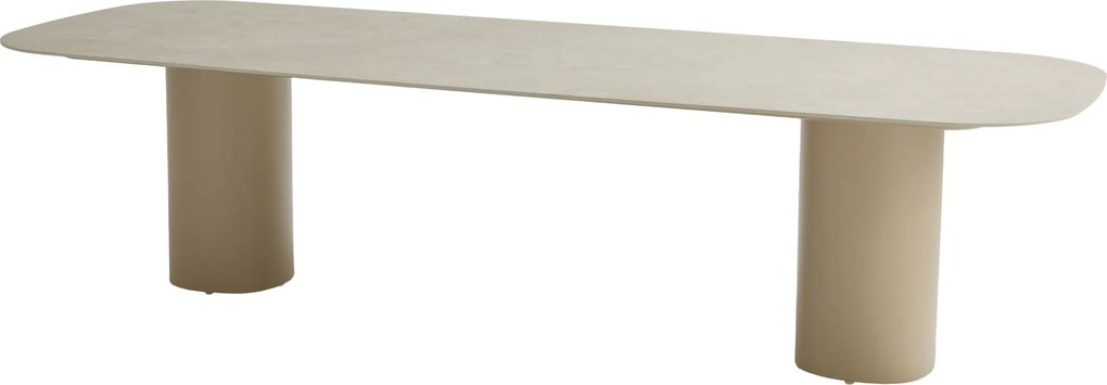 Bosco dining tuintafel 300x110xH75 cm keramiek sabbia panna latte Taste 4SO