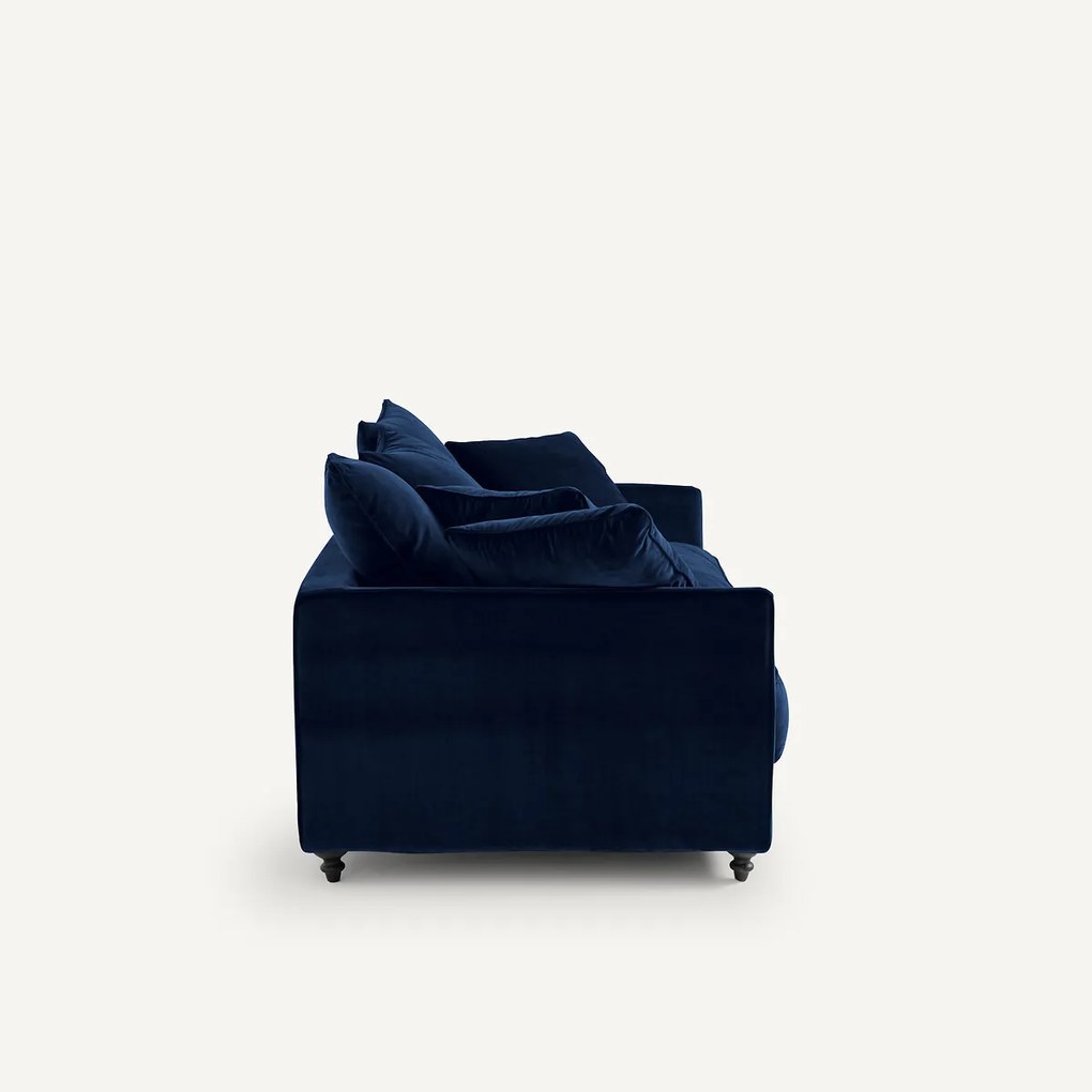 Omvormbare compacte bank in fluweel, Lazare