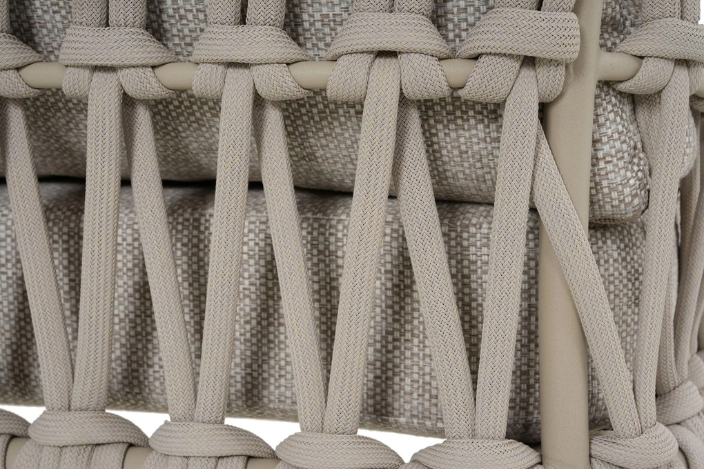 Stoel en Bank Loungeset  Rope Zand/Beige   Coco