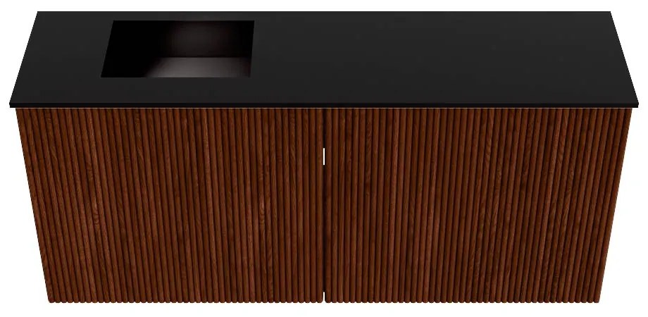 Mondiaz Joya 90cm toiletmeubel ruby met wastafel faye links 1 kraangat urban