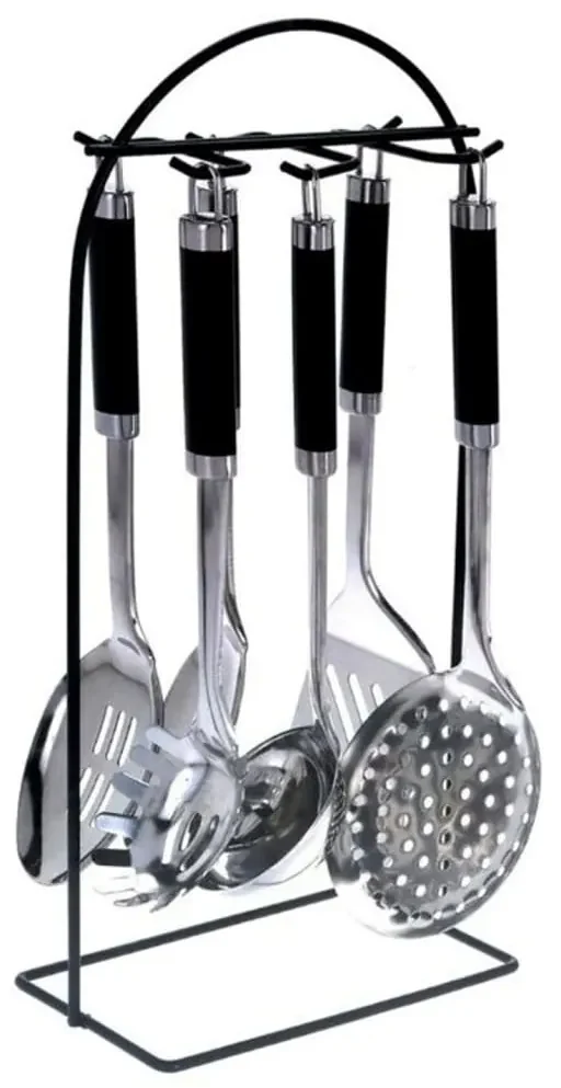Excellent Houseware 7-delige Keukengereiset met standaard rvs