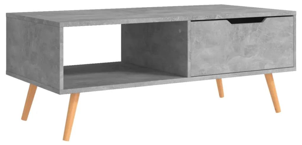 vidaXL Salontafel 100x49,5x43 cm spaanplaat betongrijs