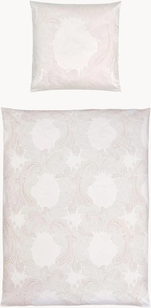 Katoenen jacquard dekbedovertrekset Grace