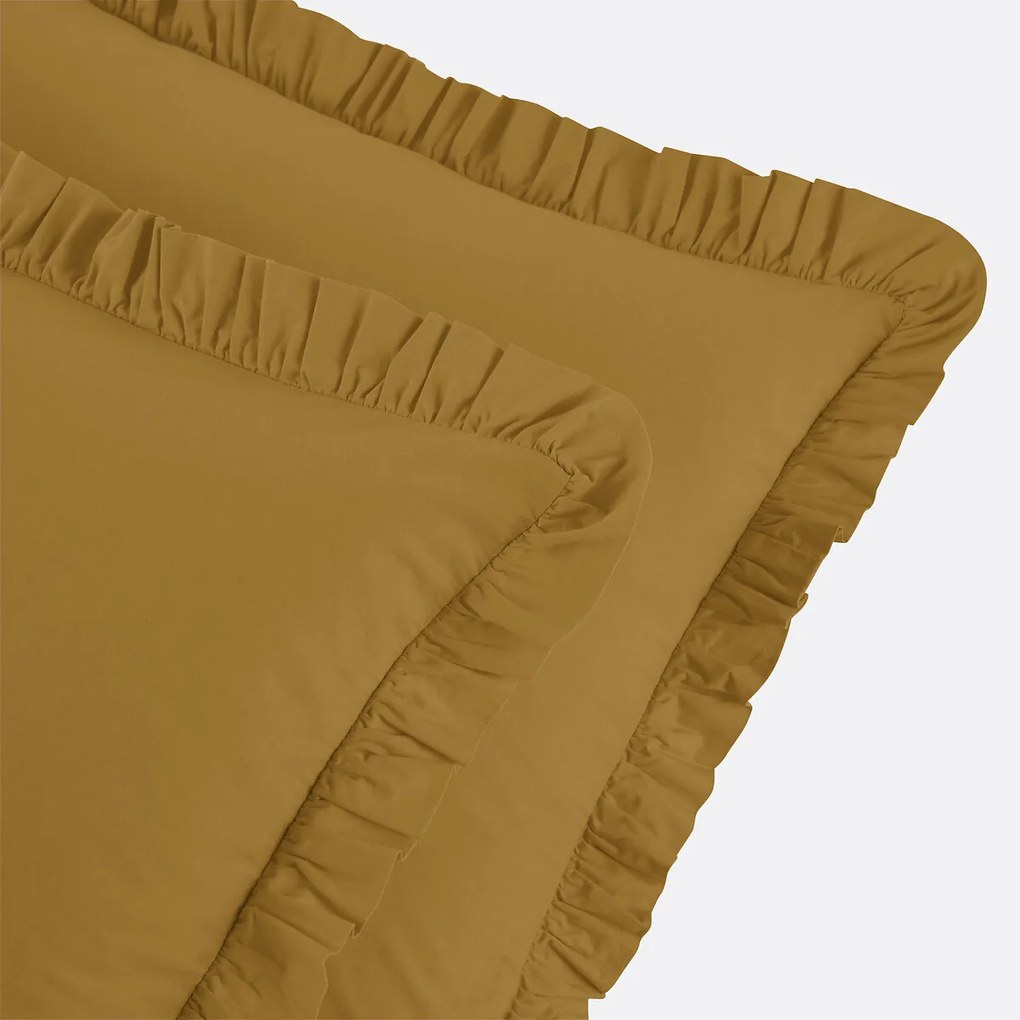 Kussensloop met volant in gewassen katoen, Scenario