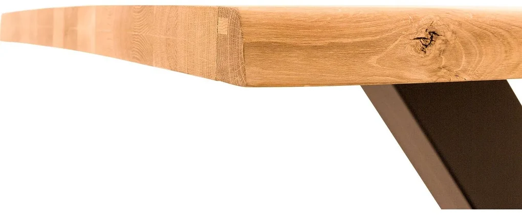 Goossens Eettafel Blade, Boomstamblad 260 x 100 cm 5 cm dik
