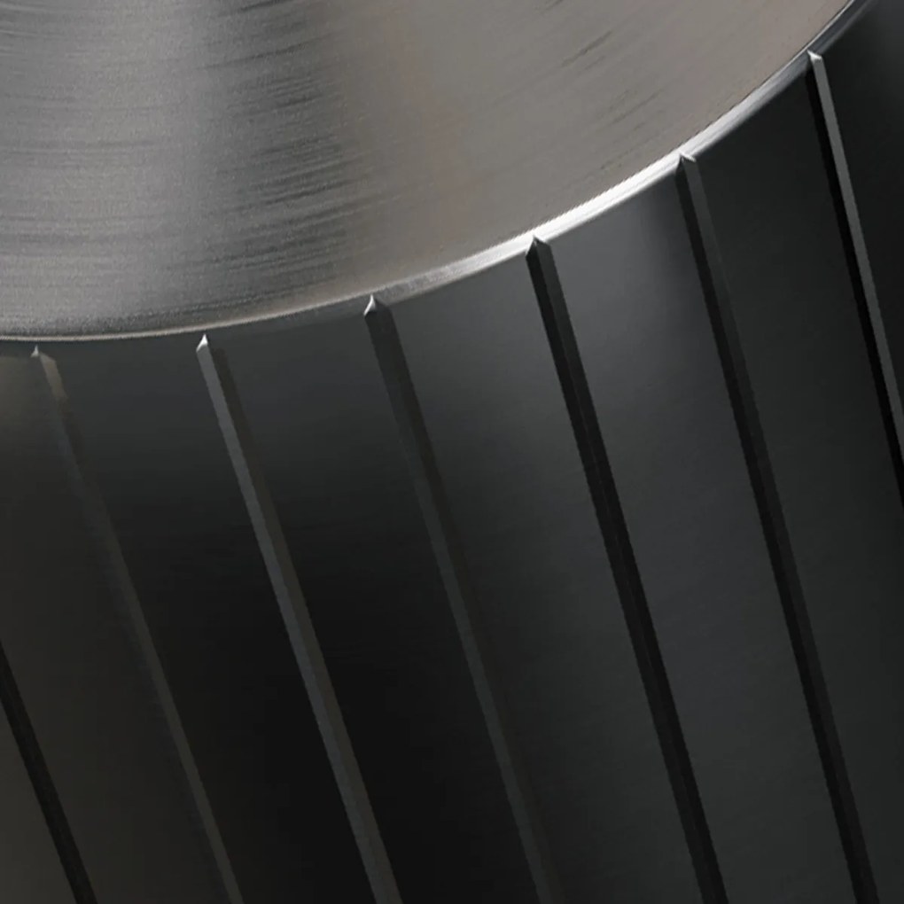 Brauer Stripe wastafelkraan model A met ColdStart gunmetal geborsteld PVD