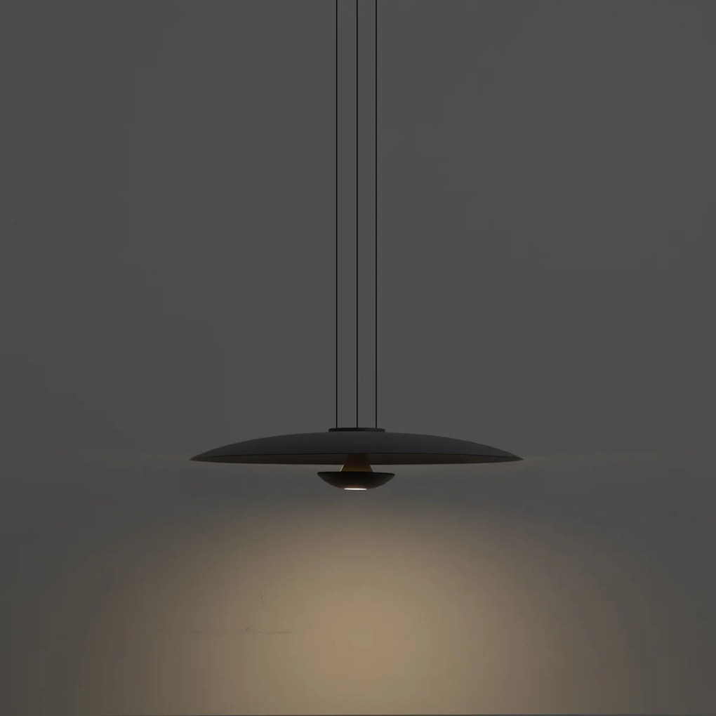 Moderne hanglamp zwart incl. LED dimbaar - Smith
