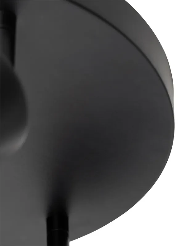 Moderne plafondlamp zwart verstelbaar rond 3-lichts - Java Modern GU10 Binnenverlichting Lamp
