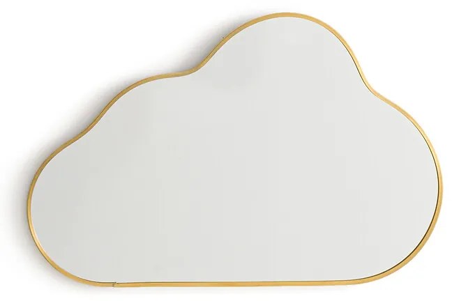 Spiegel, wolk model, in messing, Uyova
