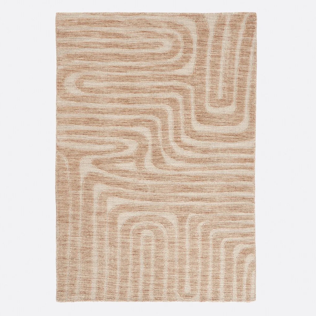 Vloerkleed in polyester, Ondea