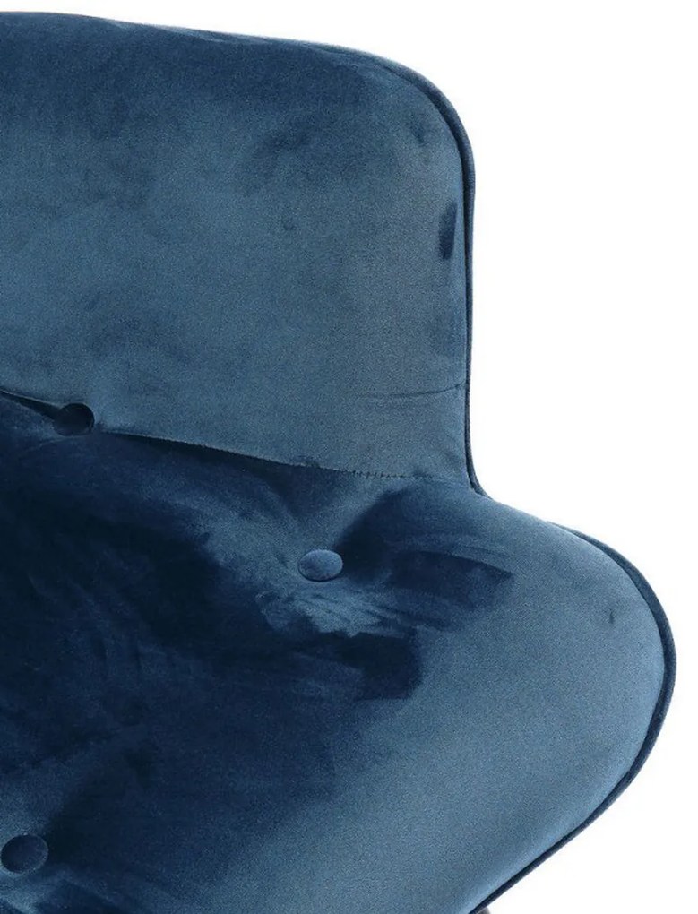 Kare Design Vicky Velvet Oorfauteuil Fluweel Blauw