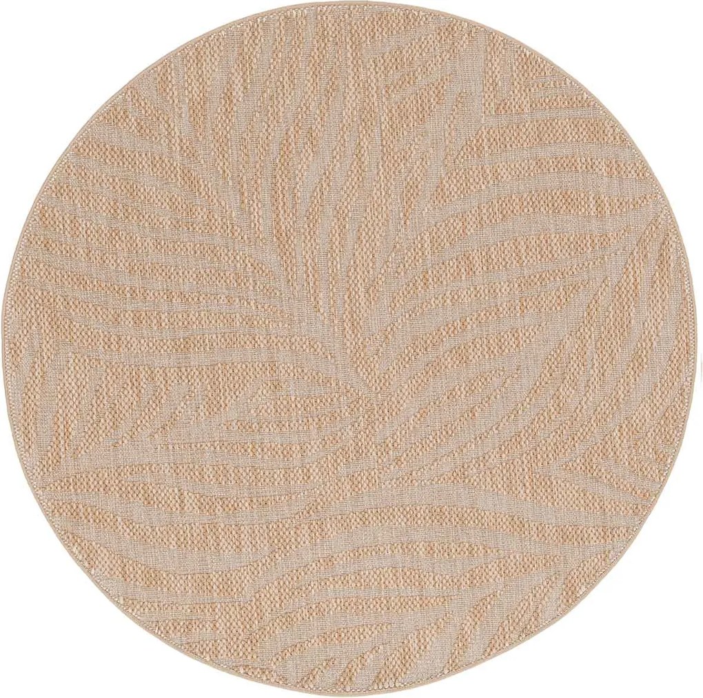 Garden Impressions Buitenkleed Ø200 cm - leaf sand