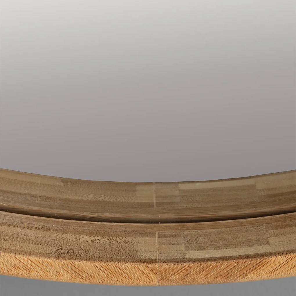 Dutchbone Caroun Grote Ronde Spiegel Van Bamboe 80 Cm - 80x4cm