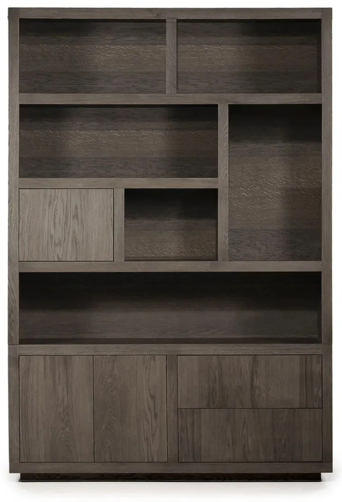 Vakkenkast Bruin Eiken 150 Cm - 150x42x220cm.