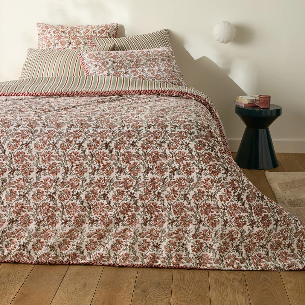 Kussensloop in gewassen katoen, Hyacinthe