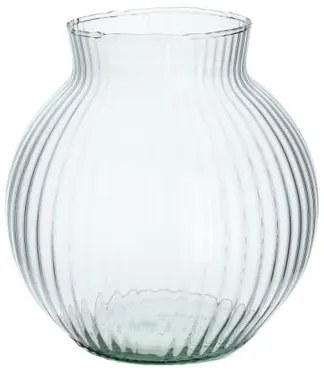 Vaas, gerecycled glas, transparant,Ø17CM