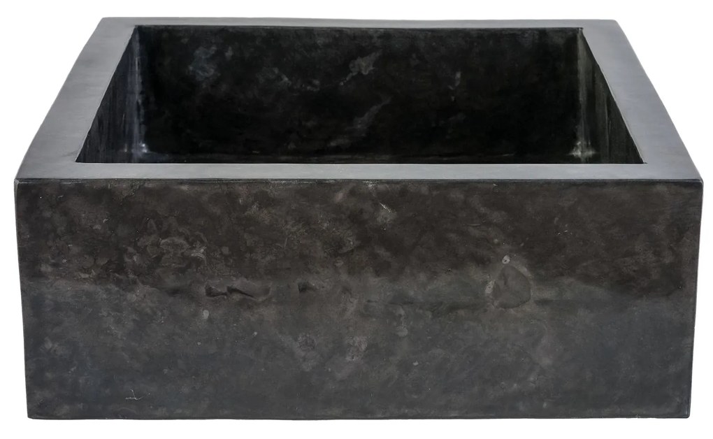 Sanigoods Alina waskom gepolijst 40x40x15cm zwart