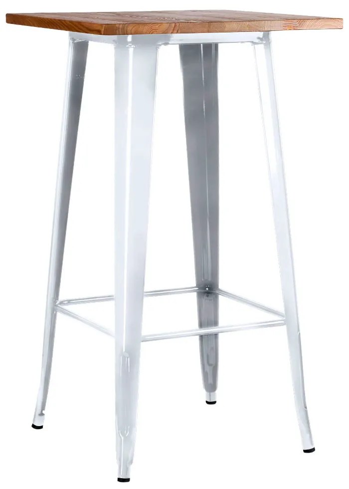 Hoge Torix Tafel Natuurlijk Hout 60 cm