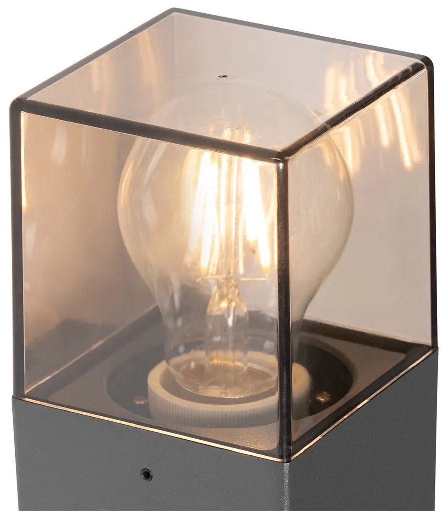 Smart Moderne buiten wandlamp met dimmer antraciet IP44 incl. Wifi P45 - Denmark Modern E27 IP44 Buitenverlichting