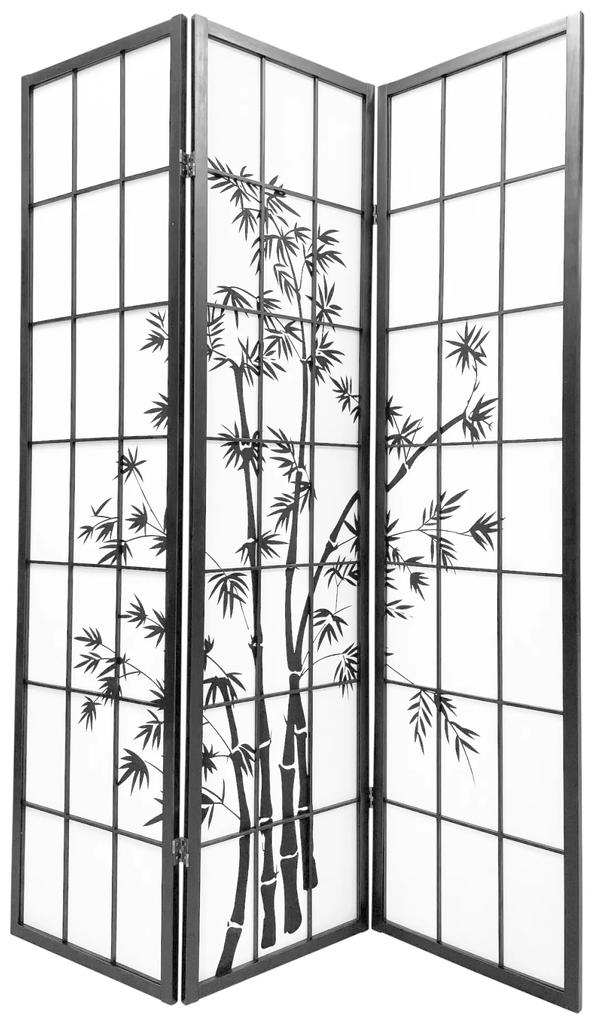 Fine Asianliving Japans Kamerscherm Shoji B135xH180cm Scheidingswand Zwart - Bamb