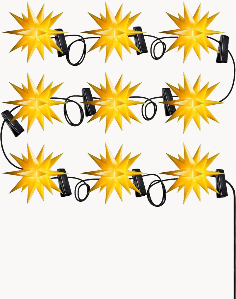 Kerst LED-lichtslinger Ster