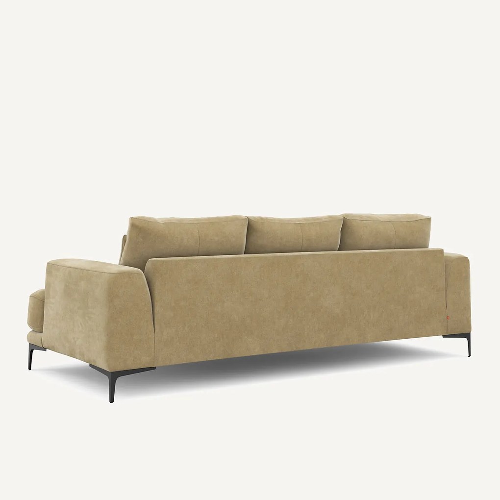 4-zits sofa in stonewashed fluweel, Marsile