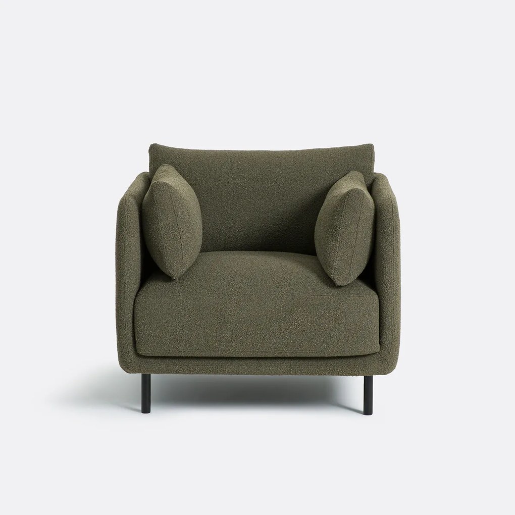 Fauteuil, fijne badstof, Victor