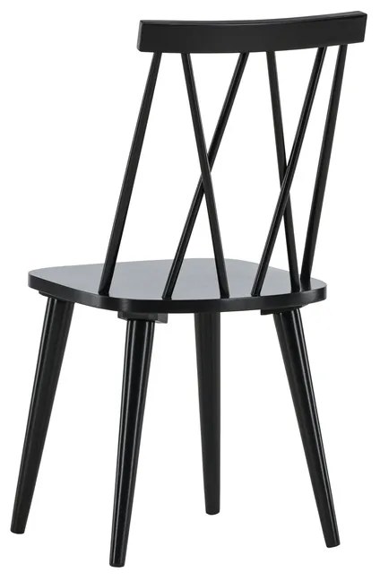 Jörn Eetkamerstoel Lena  - Zwart - Rubberhout - Jörn