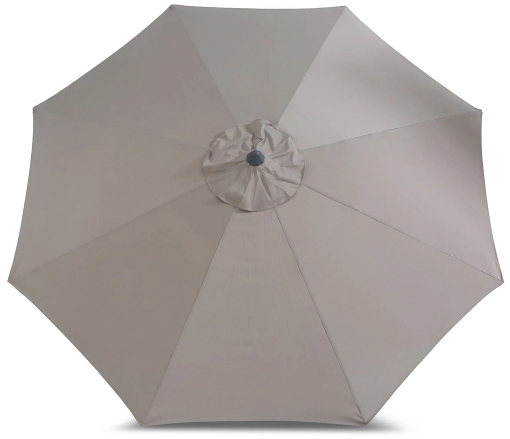 Camello Valerio Stokparasol M (excl. Voet) Aluminium Taupe