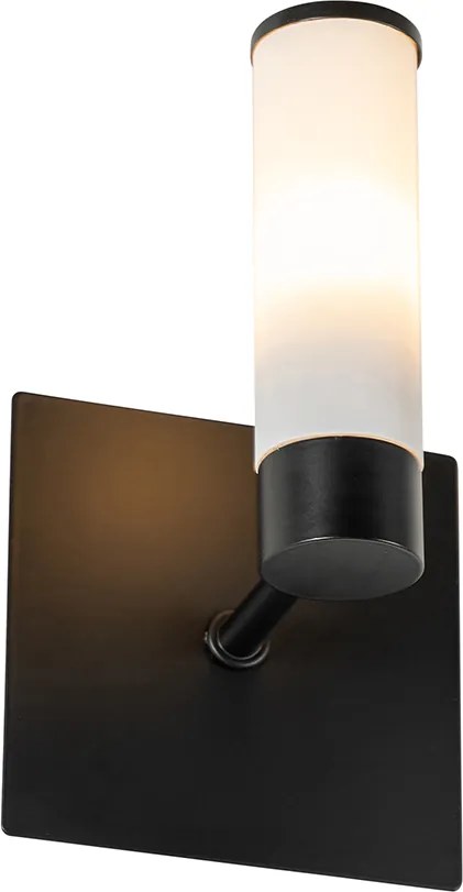 Moderne badkamer wandlamp zwart IP44 - Bath