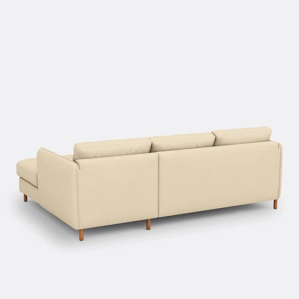 Katoen en linnen 4-zits hoekbank, Loméo