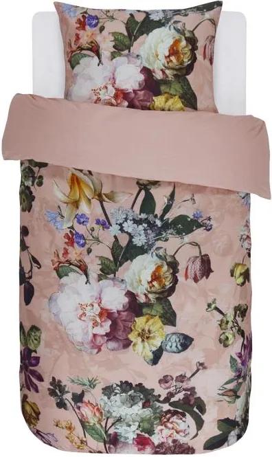 Essenza | Dekbedovertrekset Fleur tweepersoons: breedte 200 cm x lengte 220 cm + 2x roze dekbedovertreksets katoensatijn bed & bad beddengoed
