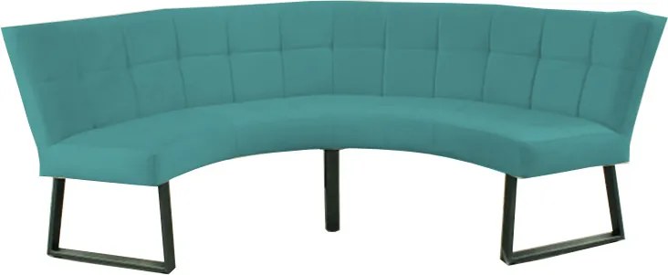 Eetkamerbank - Amsterdam - stof Element turquoise 15 - geschikt voor tafel 150 cm