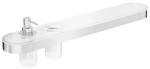 Crosswater Velo Planchet - 60cm - zeepdispenser - bekerhouder - chroom VE040C