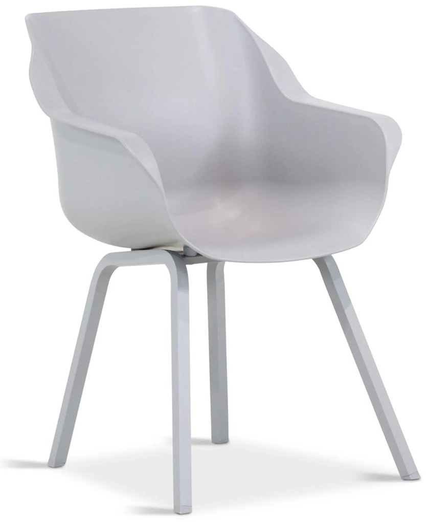 Tuinset 4 personen 180 cm Kunststof Grijs Hartman Sophie