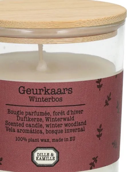 Geurkaars, winterbos, 140 gram