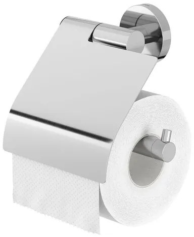 Tiger Boston Toiletrolhouder - met klep - gepolijst RVS CO309130346