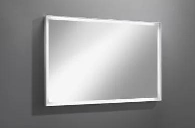 129 spiegel met LED-verlichting rondom en dimmer 80x80 cm, wit