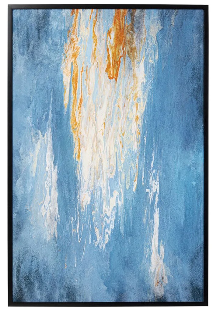 Kare Design Artistas Blue Groot Schilderij Abstract Blauw 180 Cm