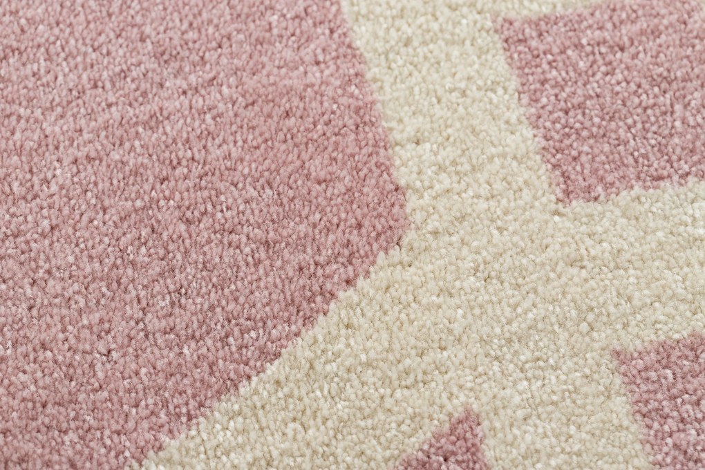 Tapijt HAMPTON Lux ROND rozekleuring